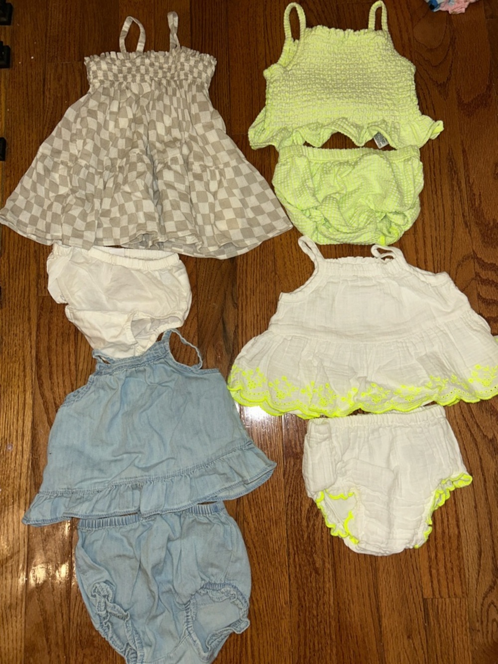 Baby Gap Girls Bundle Summer Tank Top & Bloomers Set - 6-12M